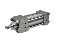 NFPA Series SS Stainless Steel Cylinder, 3-1/4 Bore x 5" Stroke, Side Tapped (MS4) Mount