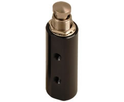 NV45 Series 4-Way Mini Manual Valve Push Button/Spring Return, 10-32 Female Thread