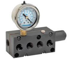 NVP20 vacuum generator, 20 "Hg, Multi-Port