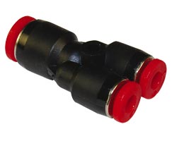Y Connector (equal), 4mm tube O/D