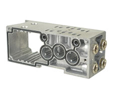 VS18 series, double station modular sub-base, 1/4" PIF ports