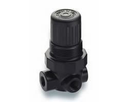 R07 Series, mini regulator, 1/4" PTF ports, non-relieving, without gauge, 5 to 100 PSI outlet pressure range