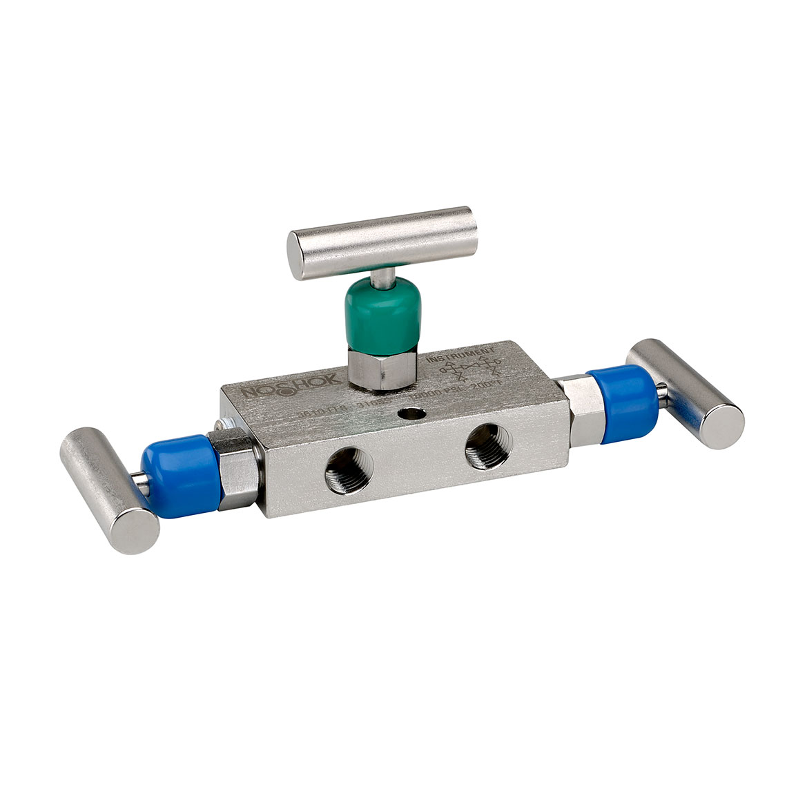 3610 Series 10,000 psi Rating 0.141 in. Orifice Differential Pressure Mini 3 Manifold Valve with Hard Seat