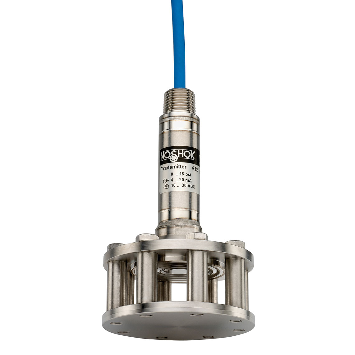 613 Series 50 ft Cable Length Cage-Protected Submersible Level Transmitter