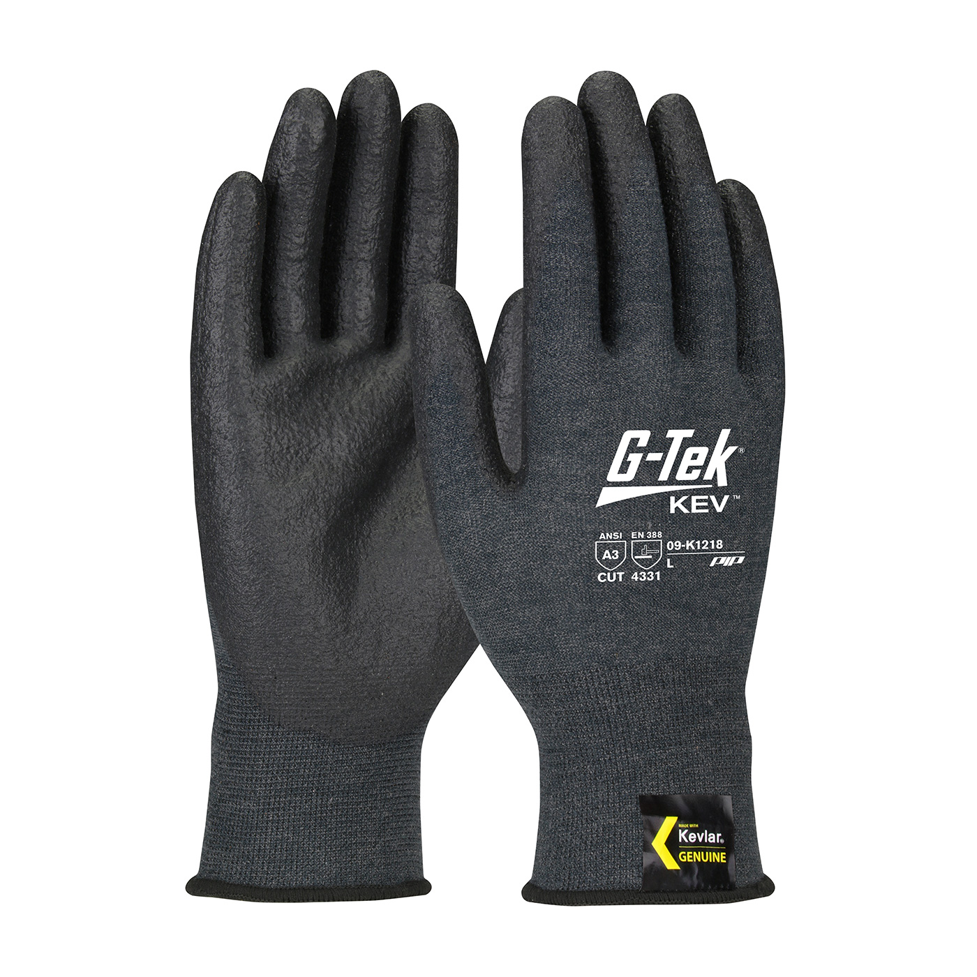 SEAMLESS KNIT KEVLAR® BLENDED GLOVE WITH NEOFOAM® COATED PALM & FINGERS - TOUCHSCREEN COMPATIBLE