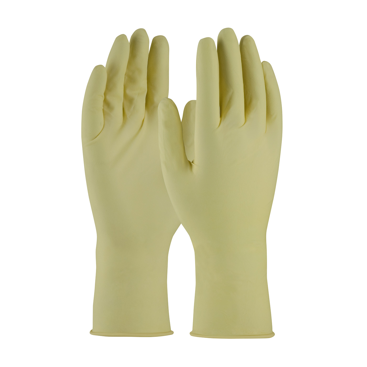 SINGLE USE CLASS 10 CLEANROOM LATEX GLOVE WITH FULLY TEXTURED GRIP - 12"