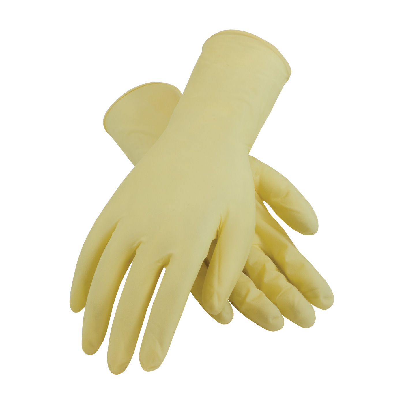 SINGLE USE CLASS 10 CLEANROOM LATEX GLOVE WITH FULLY TEXTURED GRIP - 12"