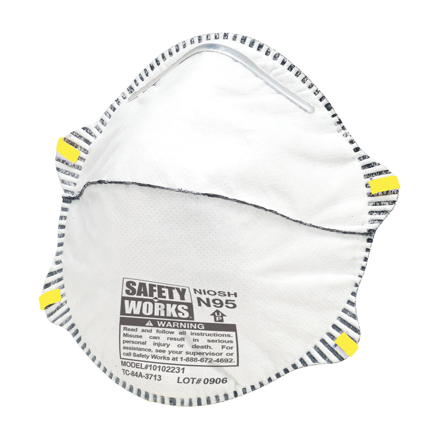 N95 HARMFUL DUST DISPOSABLE RESPIRATOR WITH ODOR FILTER