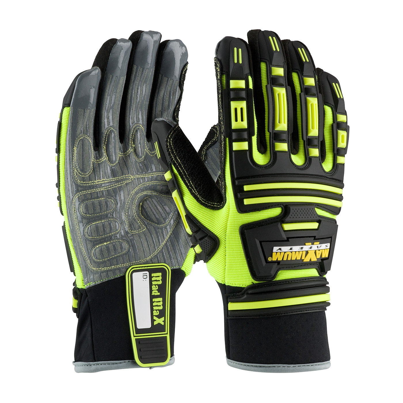 ROUSTABOUT™ KV SYNTHETIC LEATHER PALM W/ SILICONE GRIP AND FABRIC BACK - KEVLAR LINED