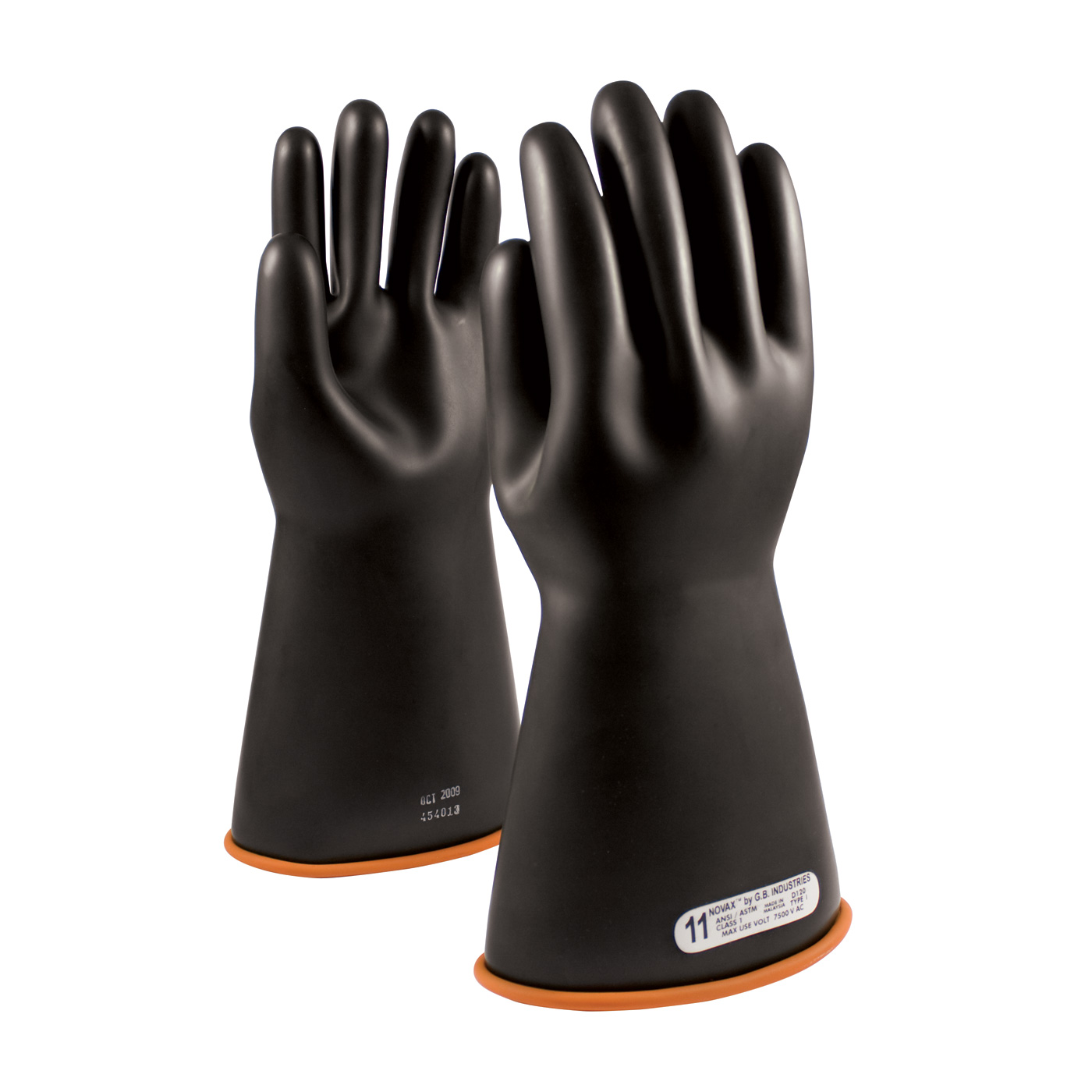 CLASS 1 RUBBER INSULATING GLOVE WITH STRAIGHT CUFF - 14"