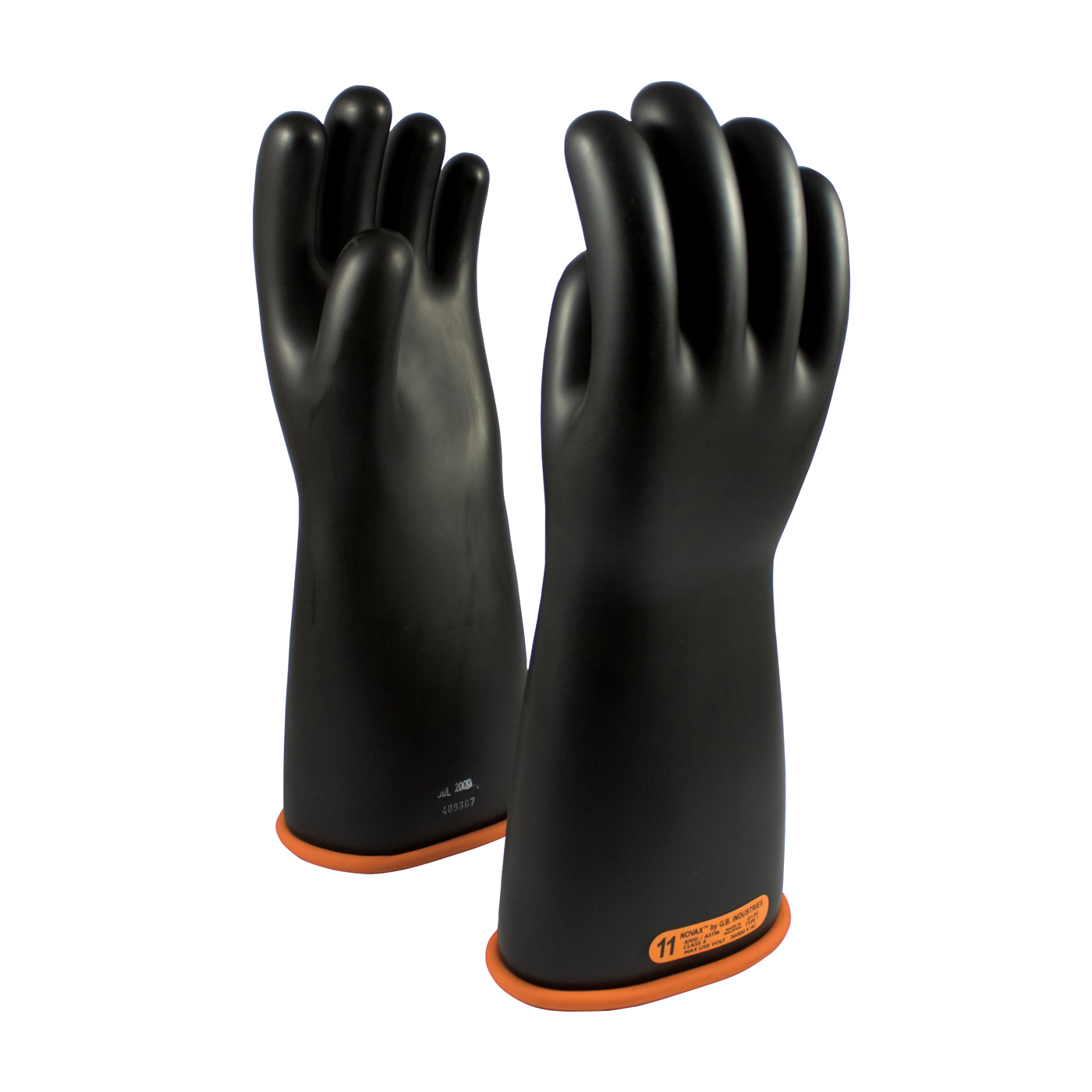 CLASS 4 RUBBER INSULATING GLOVE WITH STRAIGHT CUFF - 16"