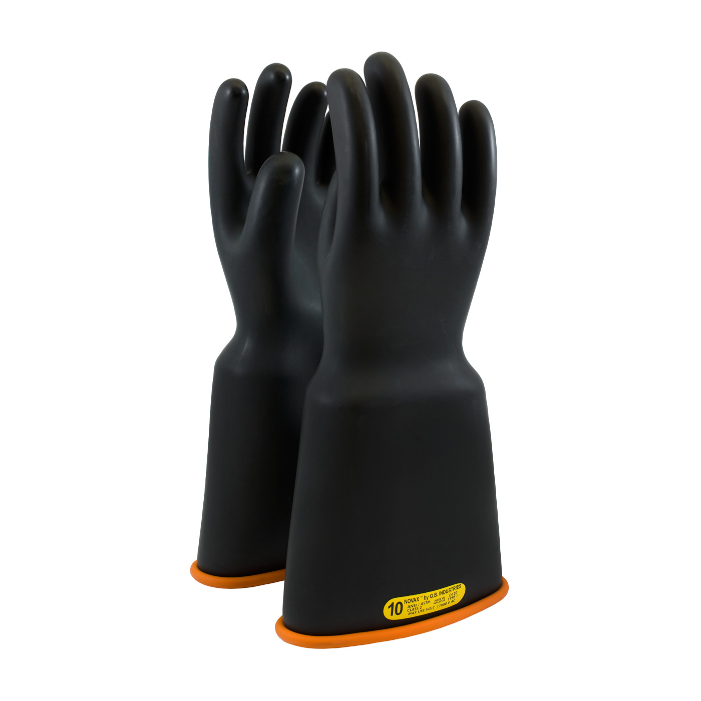CLASS 2 RUBBER INSULATING GLOVE WITH BELL CUFF - 16"