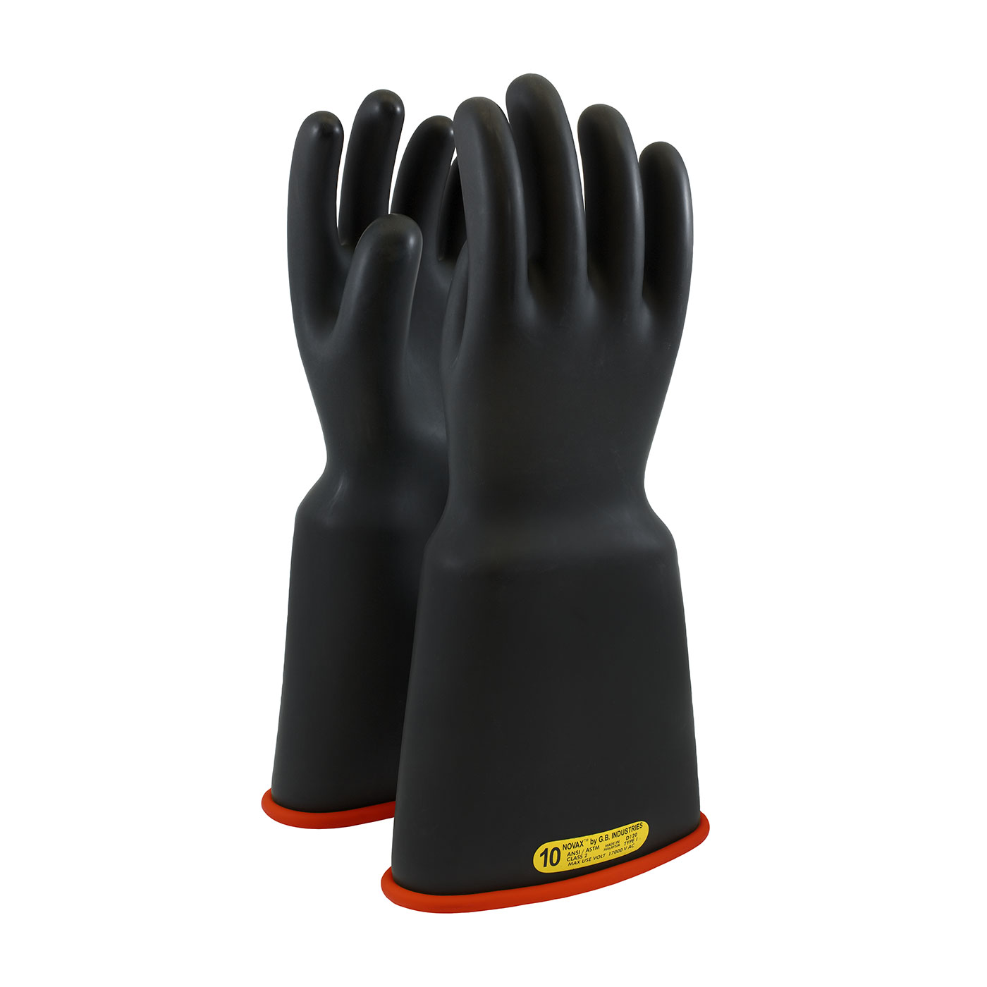 CLASS 2 RUBBER INSULATING GLOVE WITH BELL CUFF - 16"