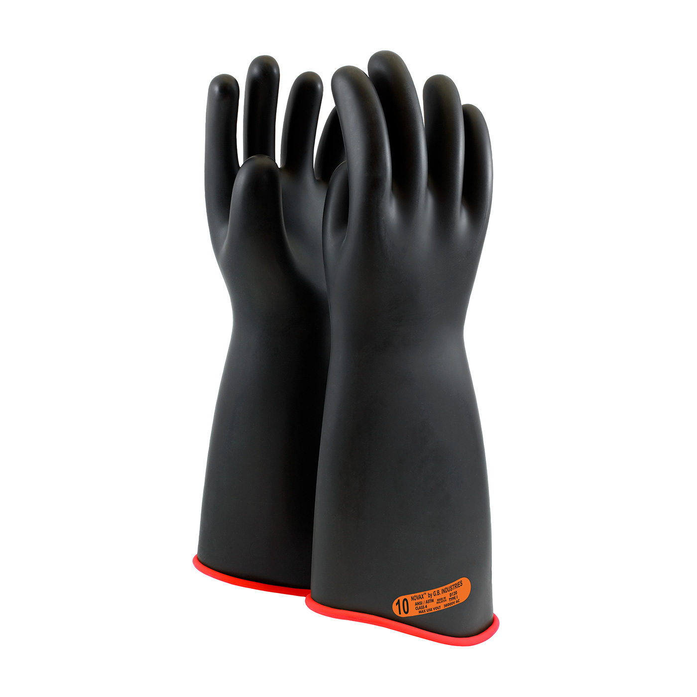 CLASS 4 RUBBER INSULATING GLOVE WITH CONTOUR CUFF - 18"