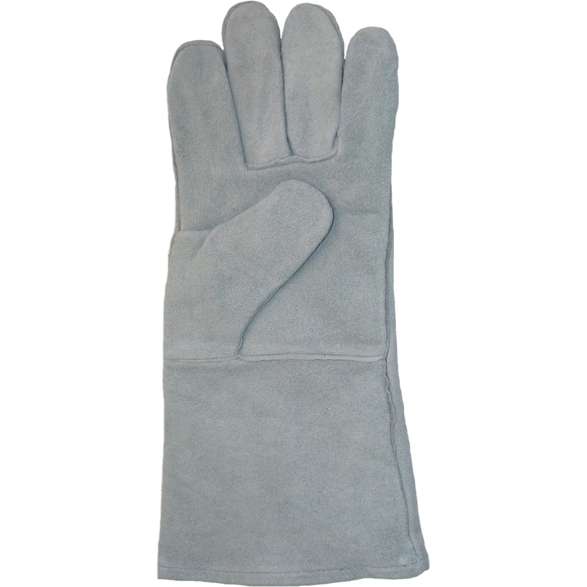 SPLIT COWHIDE LEATHER WELDER`S GLOVE WITH COTTON LINER - LEFT HAND ONLY