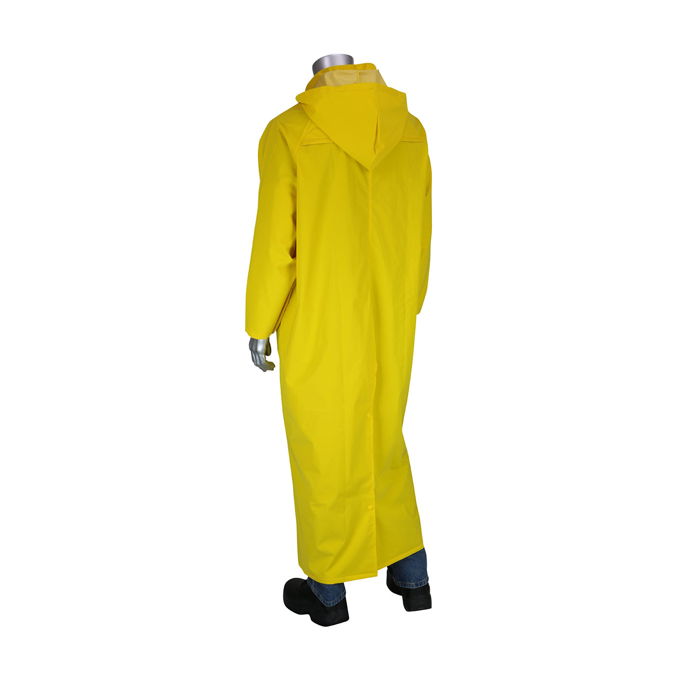 PREMIUM 60" DUSTER RAINCOAT WITH LIMITED FLAMMABILITY - 0.35 MM