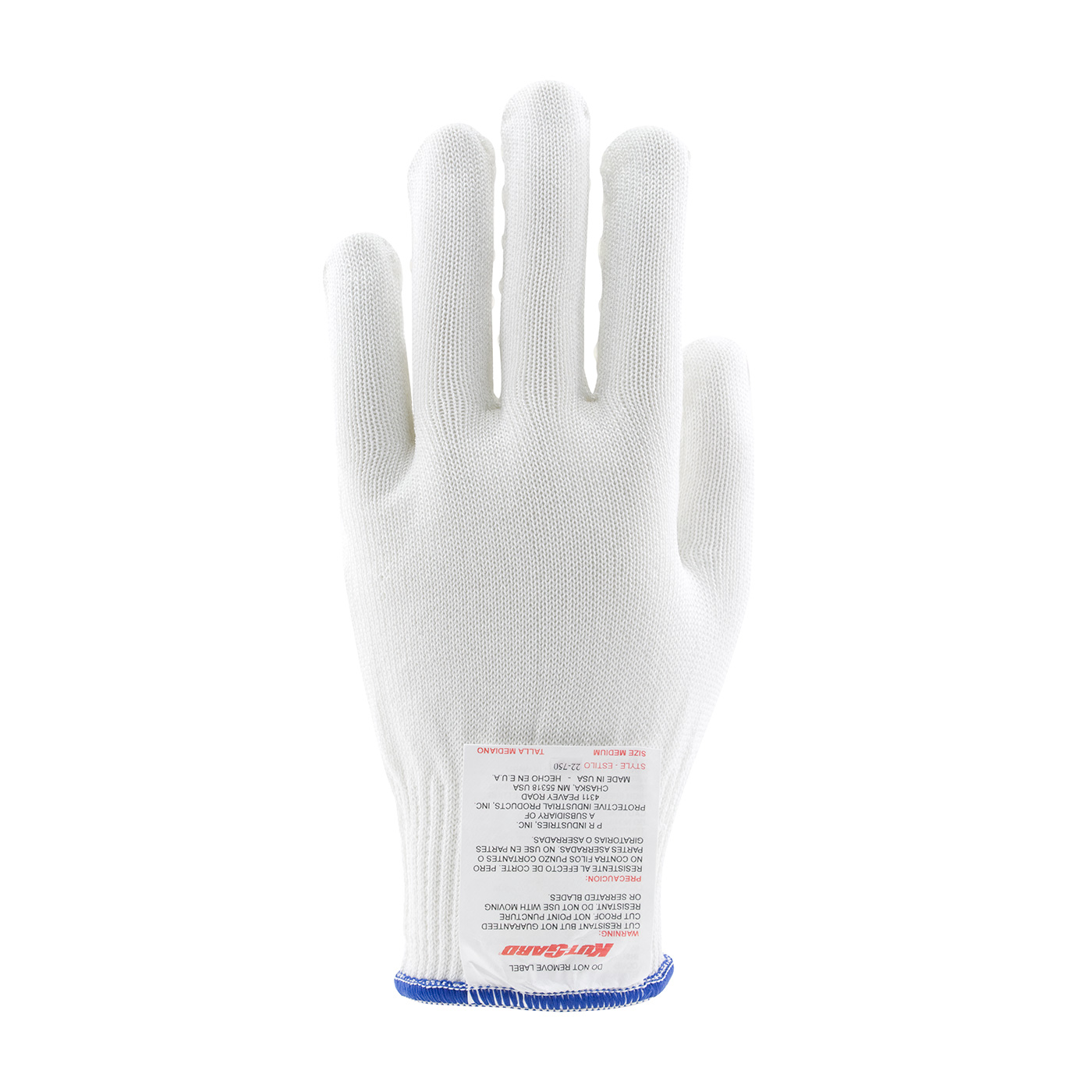 SEAMLESS KNIT DYNEEMA® BLENDED ANTIMICROBIAL GLOVE WITH SILAGRIP COATING ON PALM - LIGHT WEIGHT