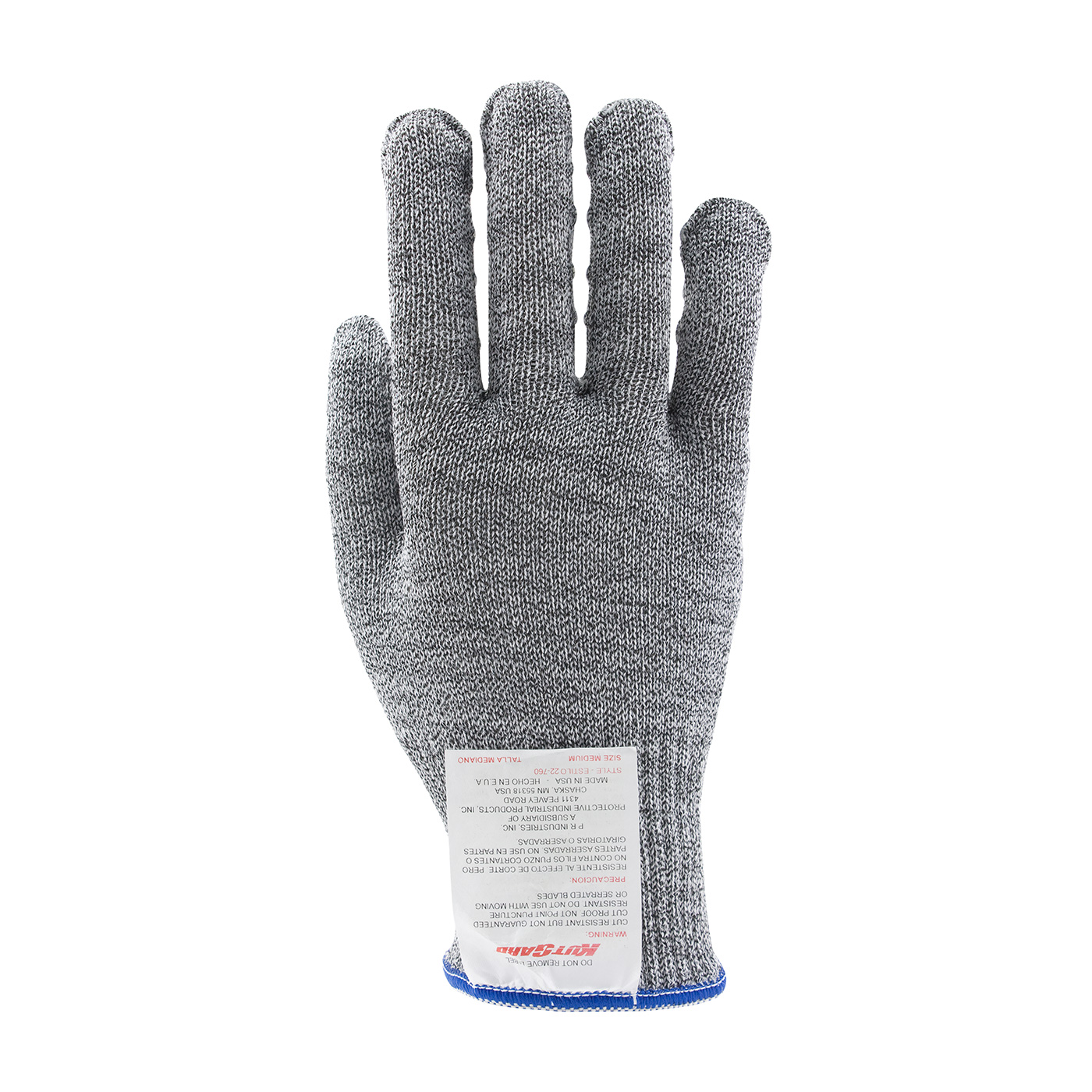 SEAMLESS KNIT DYNEEMA® BLENDED GLOVE WITH SILAGRIP COATING ON PALM - MEDIUM WEIGHT