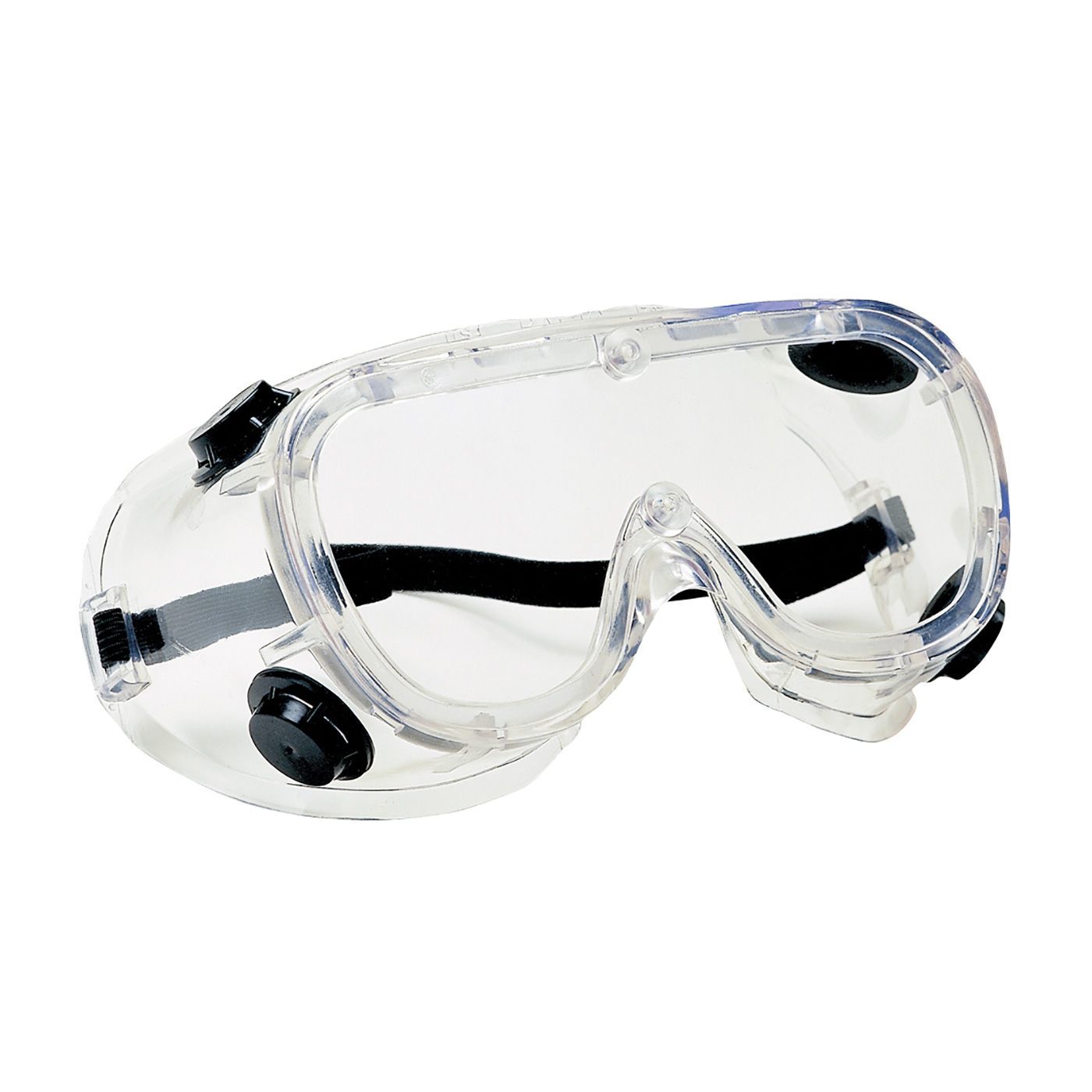 INDIRECT VENT GOGGLE WITH CLEAR BODY, CLEAR LENS AND ANTI-SCRATCH / ANTI-FOG COATING