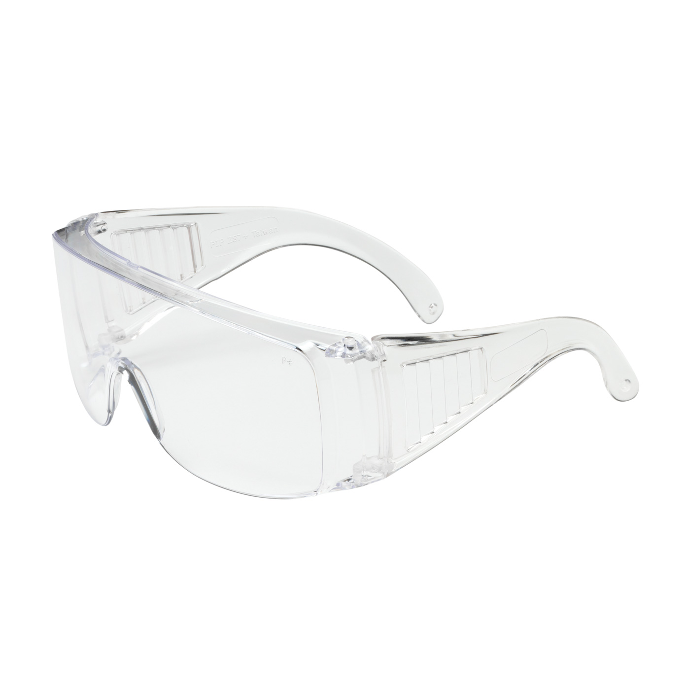 OTG RIMLESS SAFETY GLASSES WITH CLEAR TEMPLE AND CLEAR LENS - DISPENSER BOX