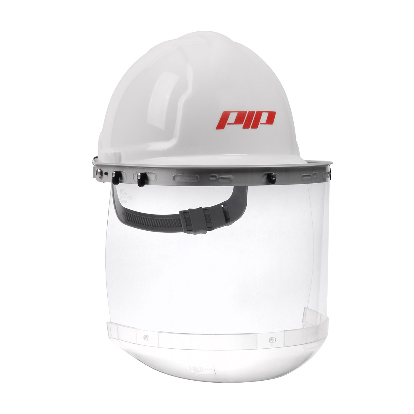UNIVERSAL FIT POLYCARBONATE SAFETY VISOR WITH CHIN CUP - .040" THICKNESS