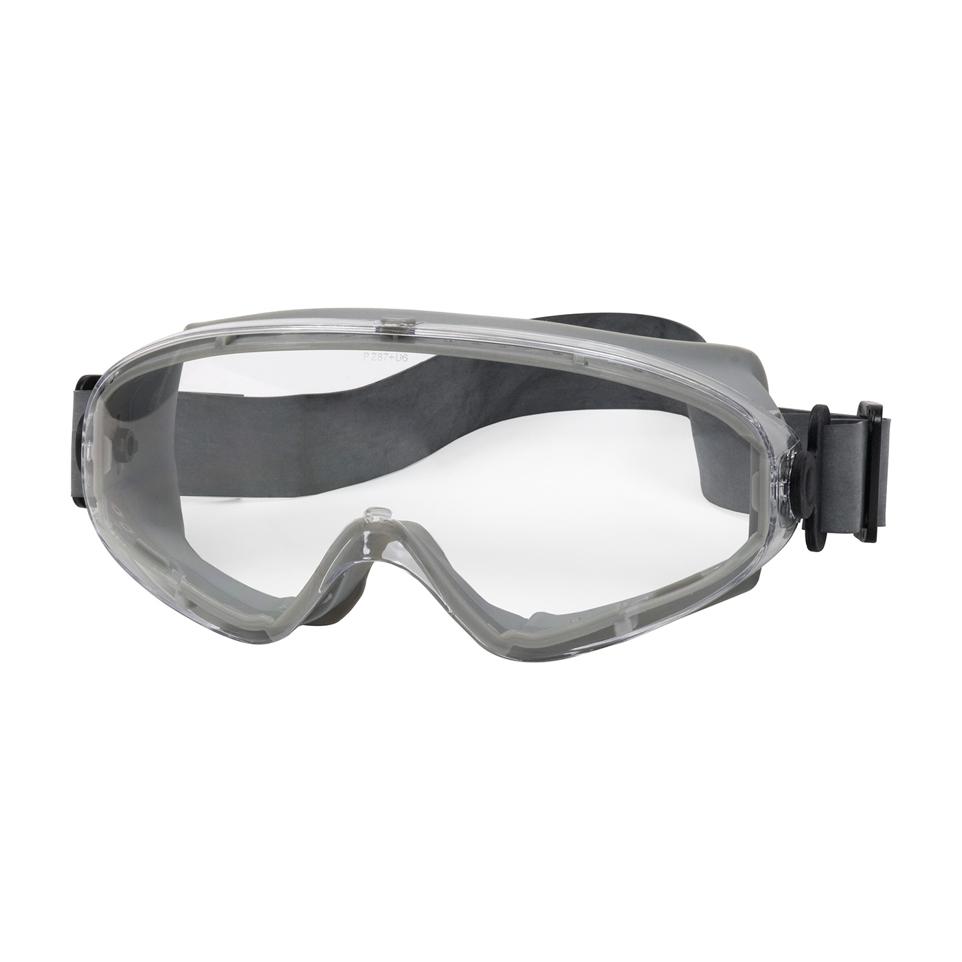 INDIRECT VENT GOGGLE WITH LIGHT GRAY BODY, CLEAR LENS AND ANTI-SCRATCH / ANTI-FOG COATING  - NEOPRENE STRAP