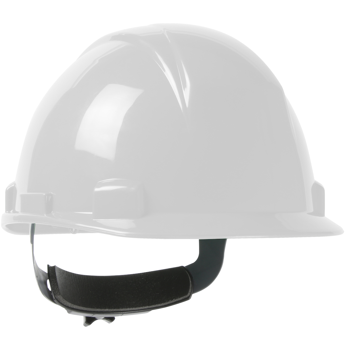 SHORT BRIM, CAP STYLE HARD HAT WITH HDPE SHELL, 4-POINT TEXTILE SUSPENSION AND WHEEL RATCHET ADJUSTMENT
