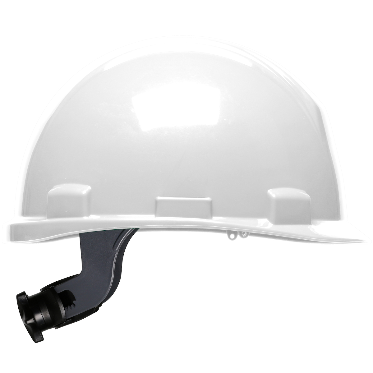 SHORT BRIM, CAP STYLE HARD HAT WITH HDPE SHELL, 4-POINT TEXTILE SUSPENSION AND WHEEL RATCHET ADJUSTMENT