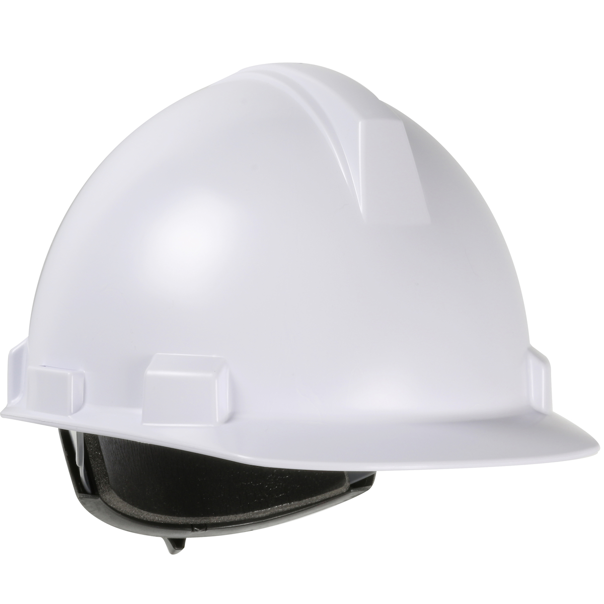 CAP STYLE HARD HAT WITH POLYCARBONATE / ABS SHELL, 4-POINT TEXTILE SUSPENSION AND WHEEL RATCHET ADJUSTMENT