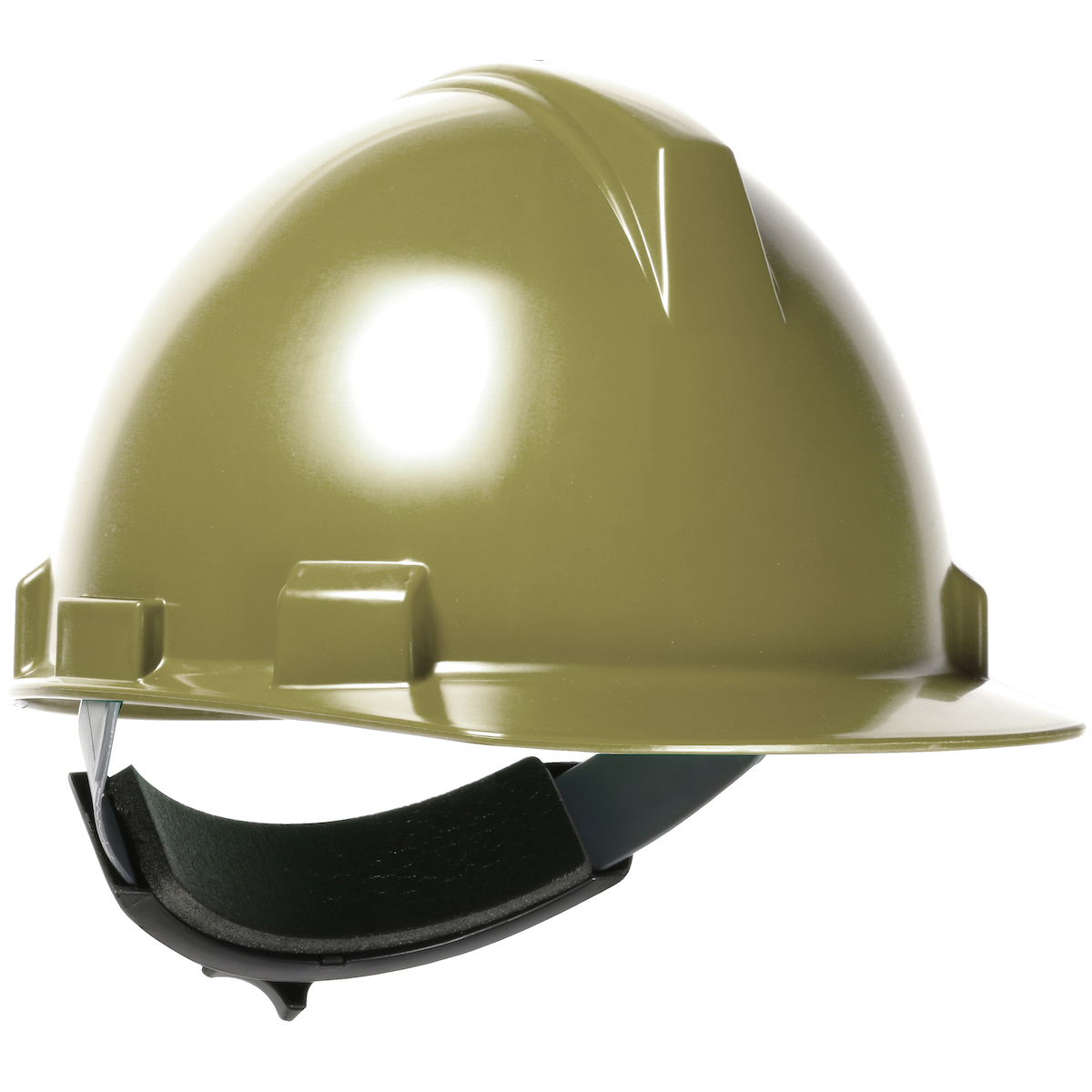 CAP STYLE HARD HAT WITH POLYCARBONATE / ABS SHELL, 4-POINT TEXTILE SUSPENSION AND WHEEL RATCHET ADJUSTMENT