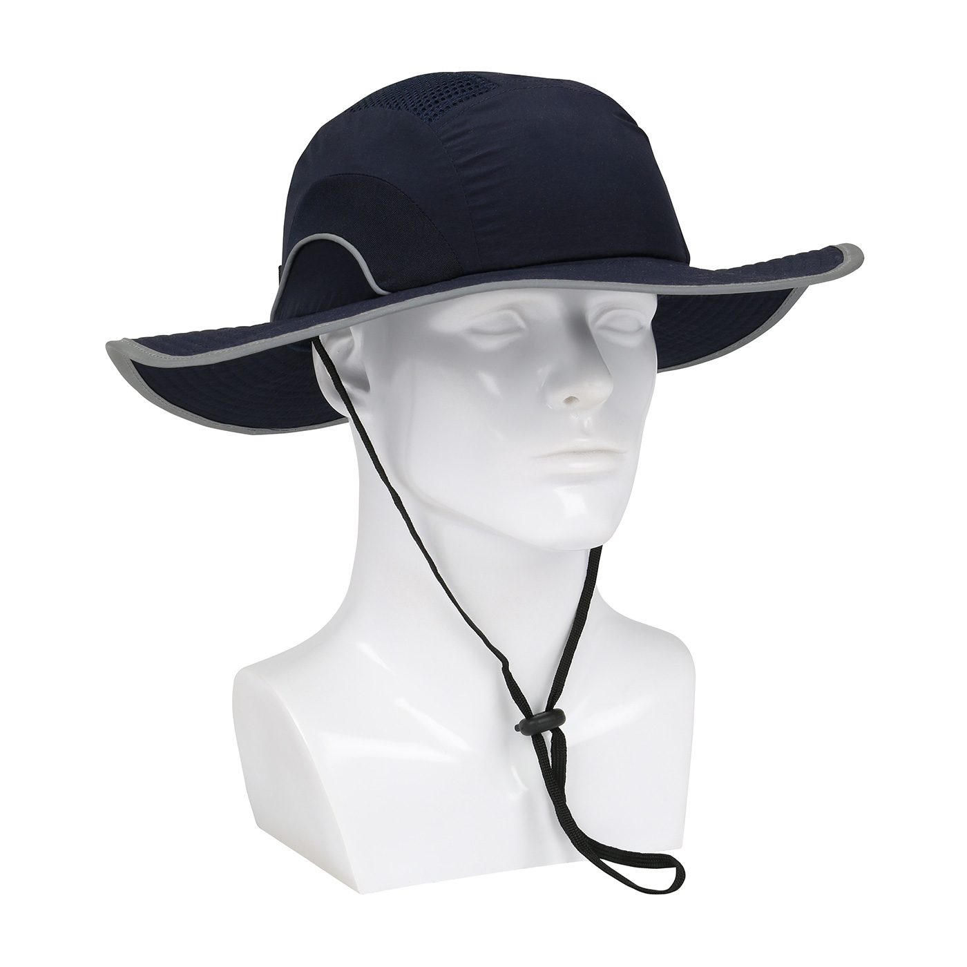 RANGER STYLE BUMP CAP WITH HDPE PROTECTIVE LINER, ADJUSTABLE BACK AND CHIN STRAP