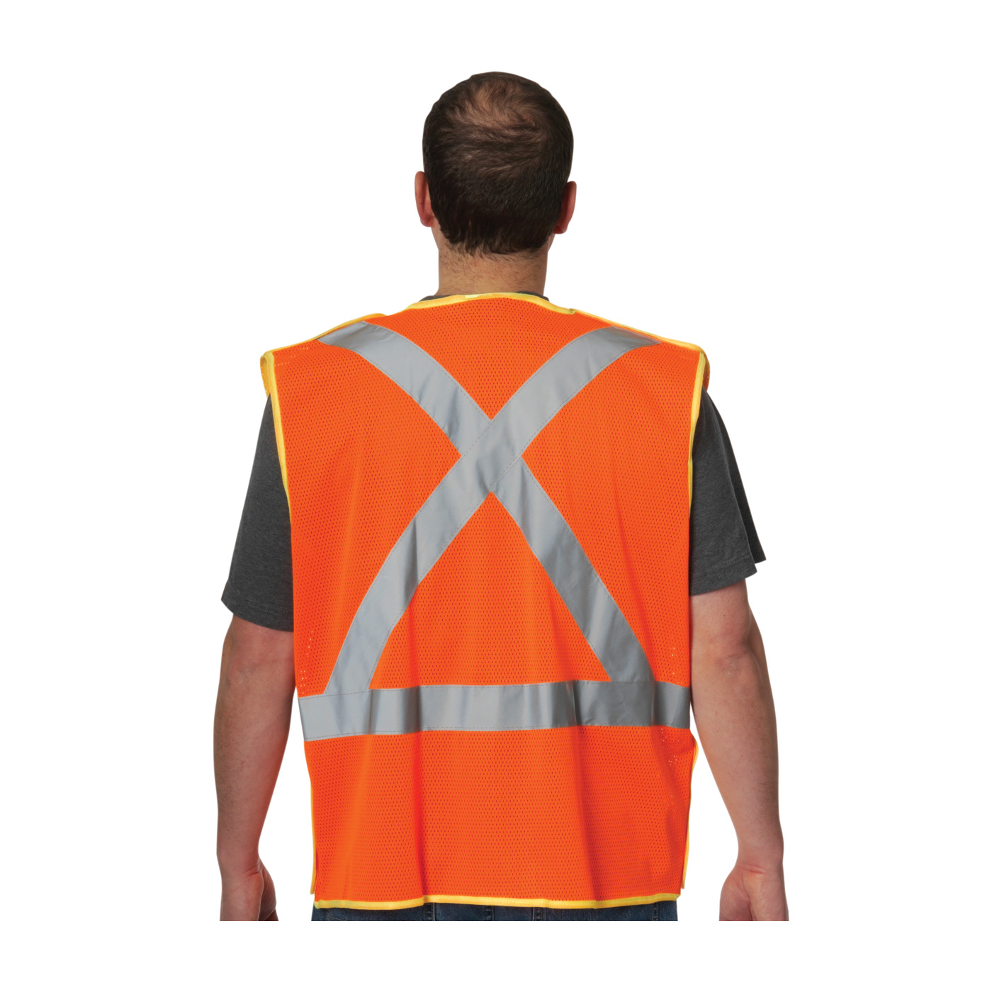 ANSI TYPE R CLASS 2 AND CAN/CSA Z96 X-BACK BREAKAWAY MESH VEST