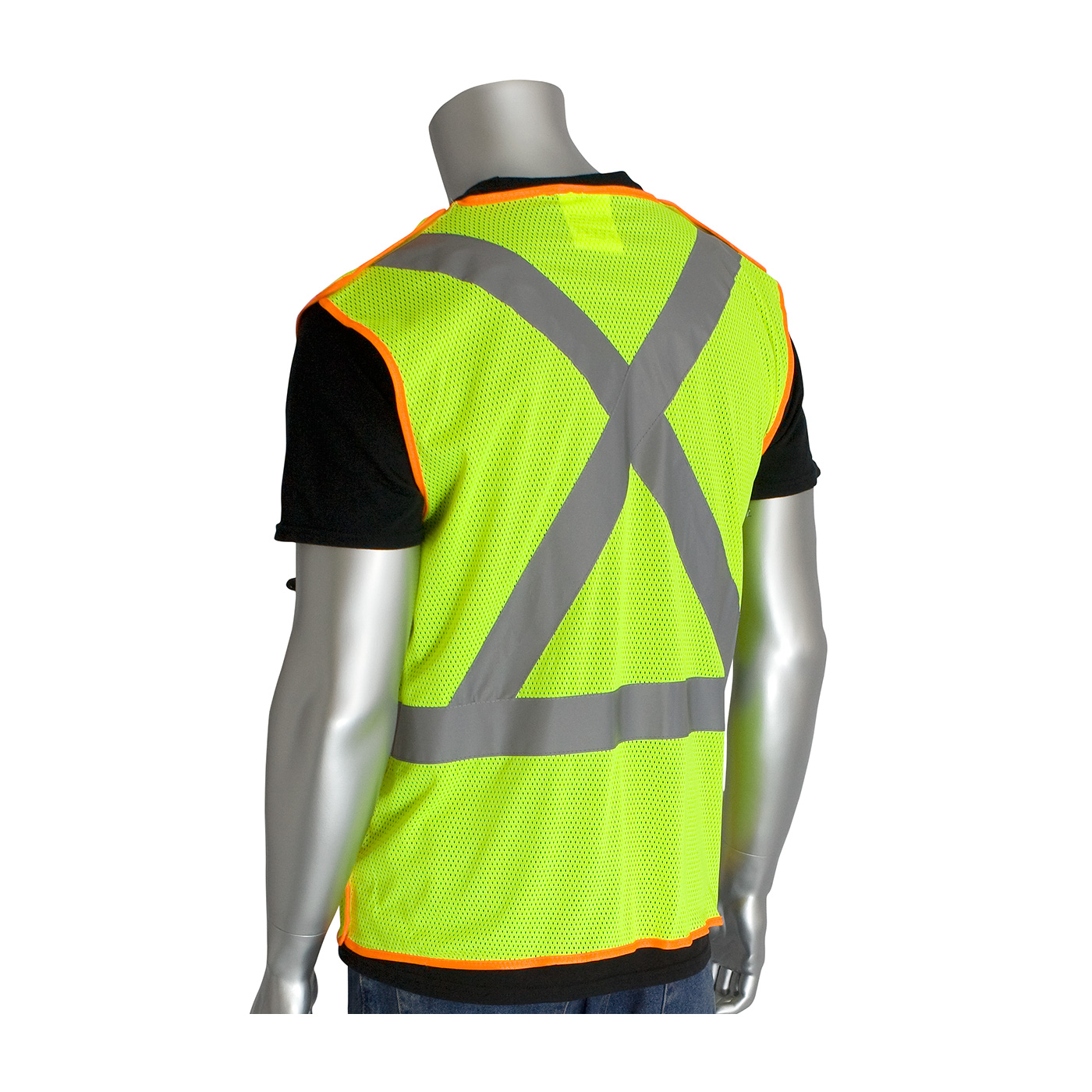 ANSI TYPE R CLASS 2 AND CAN/CSA Z96 X-BACK BREAKAWAY MESH VEST
