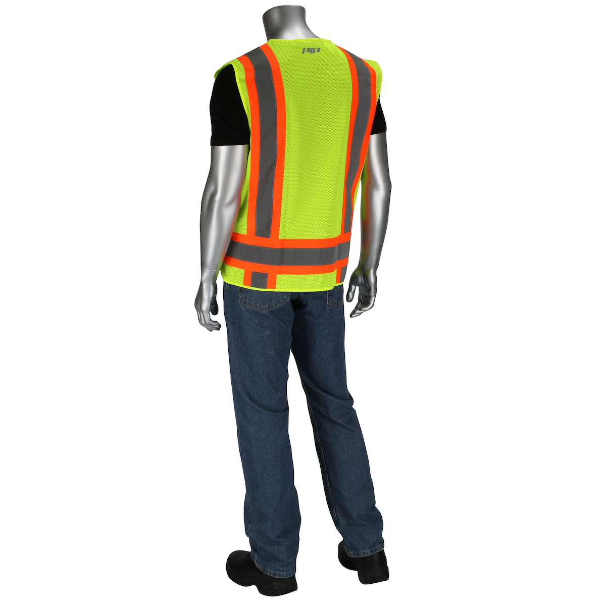 ANSI TYPE R CLASS 2 MESH BREAKAWAY ELEVEN POCKET SURVEYORS VEST