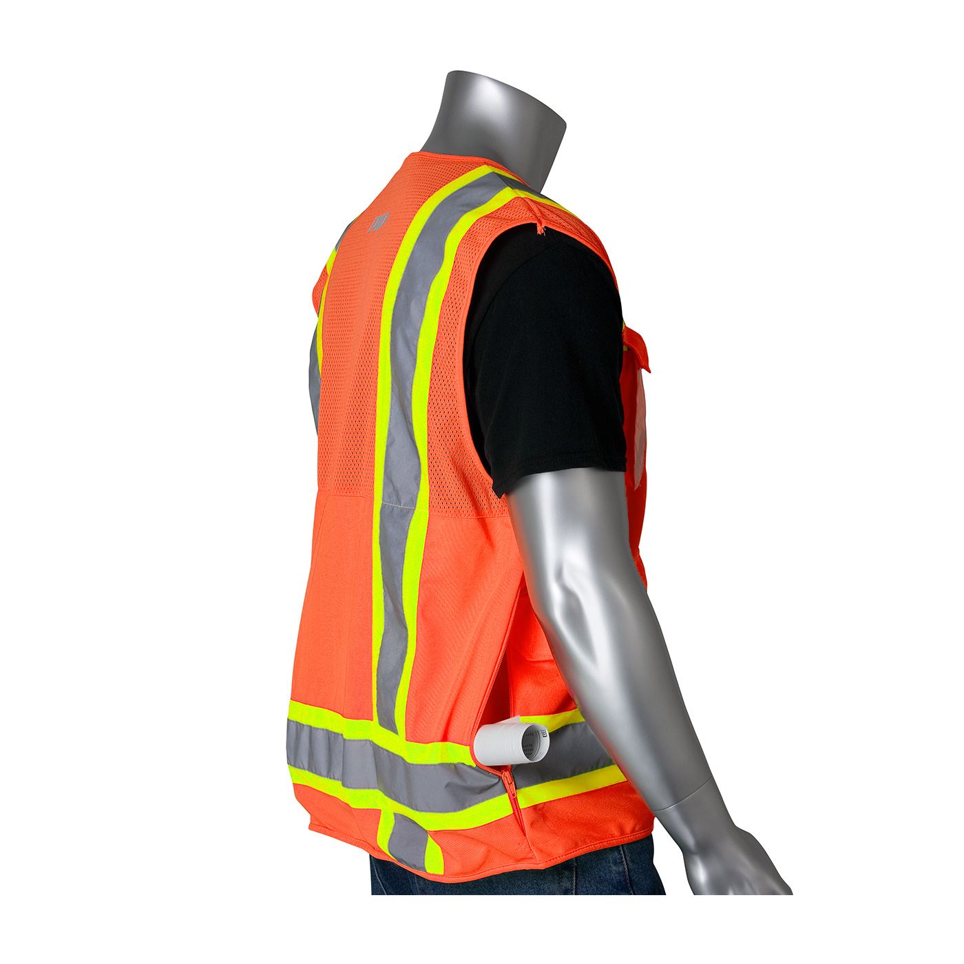 ANSI TYPE R CLASS 2 TWO-TONE TEN POCKET SURVEYORS TECH VEST