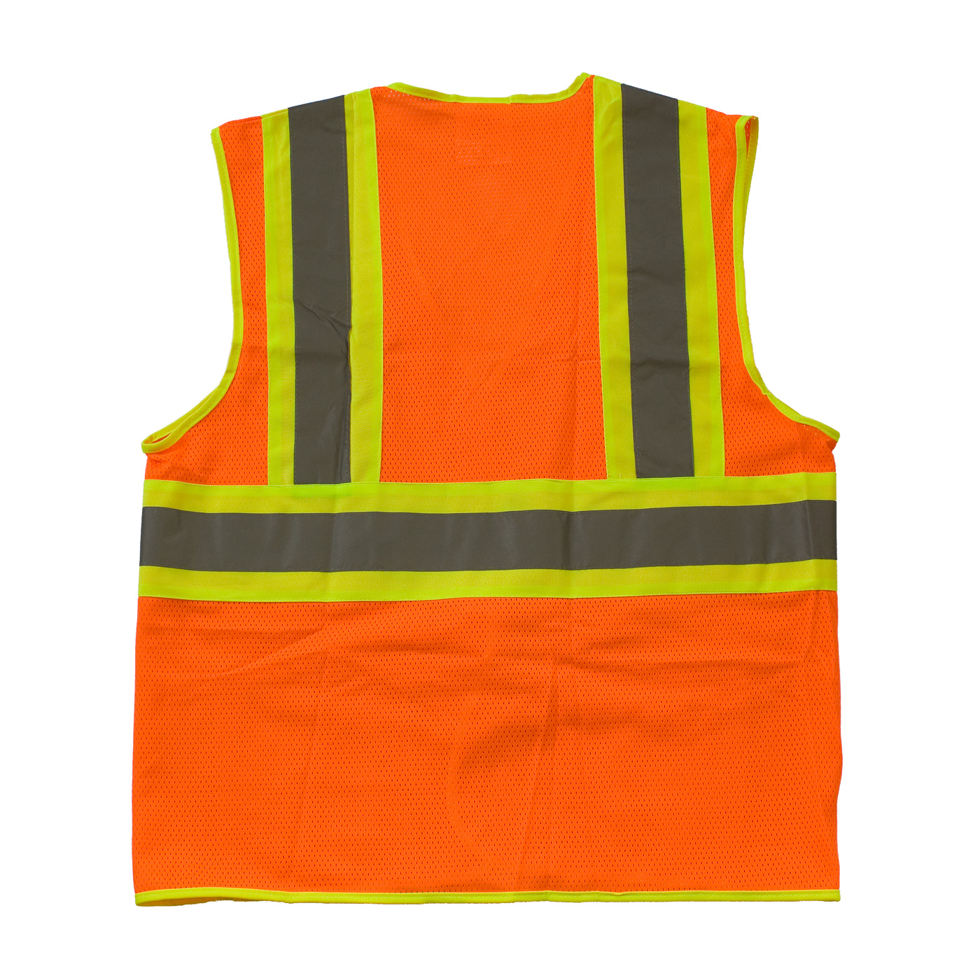 ANSI TYPE R CLASS 2 TWO-TONE THREE POCKET MESH VEST