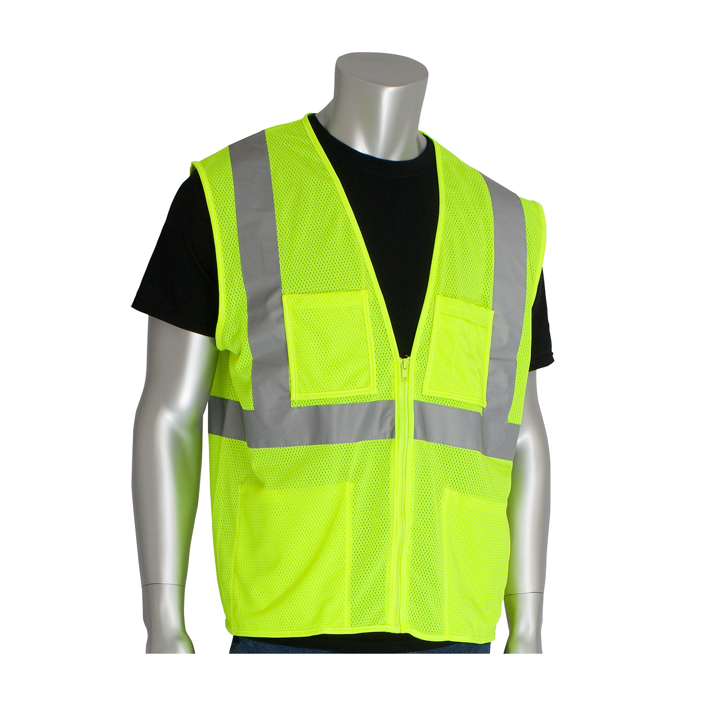 ANSI TYPE R CLASS 2 FOUR POCKET VALUE MESH VEST