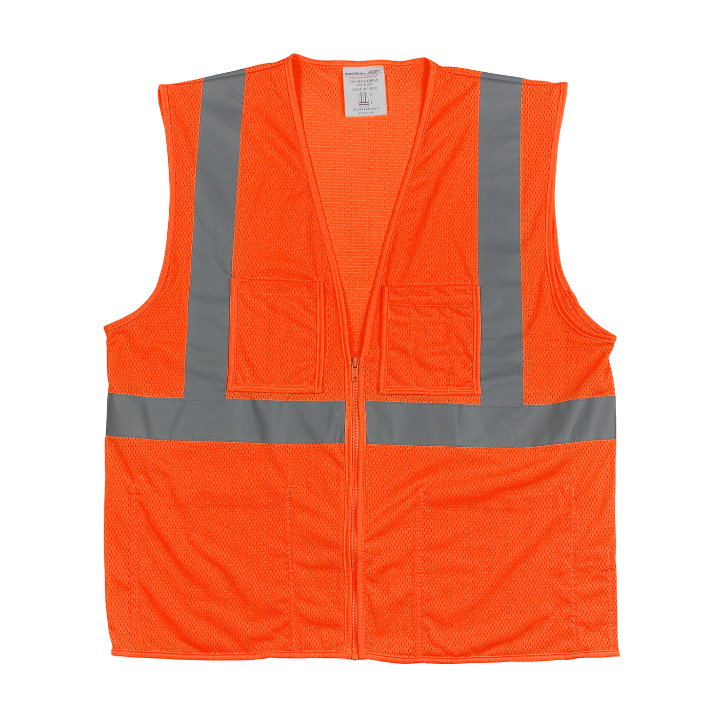 ANSI TYPE R CLASS 2 FOUR POCKET VALUE MESH VEST
