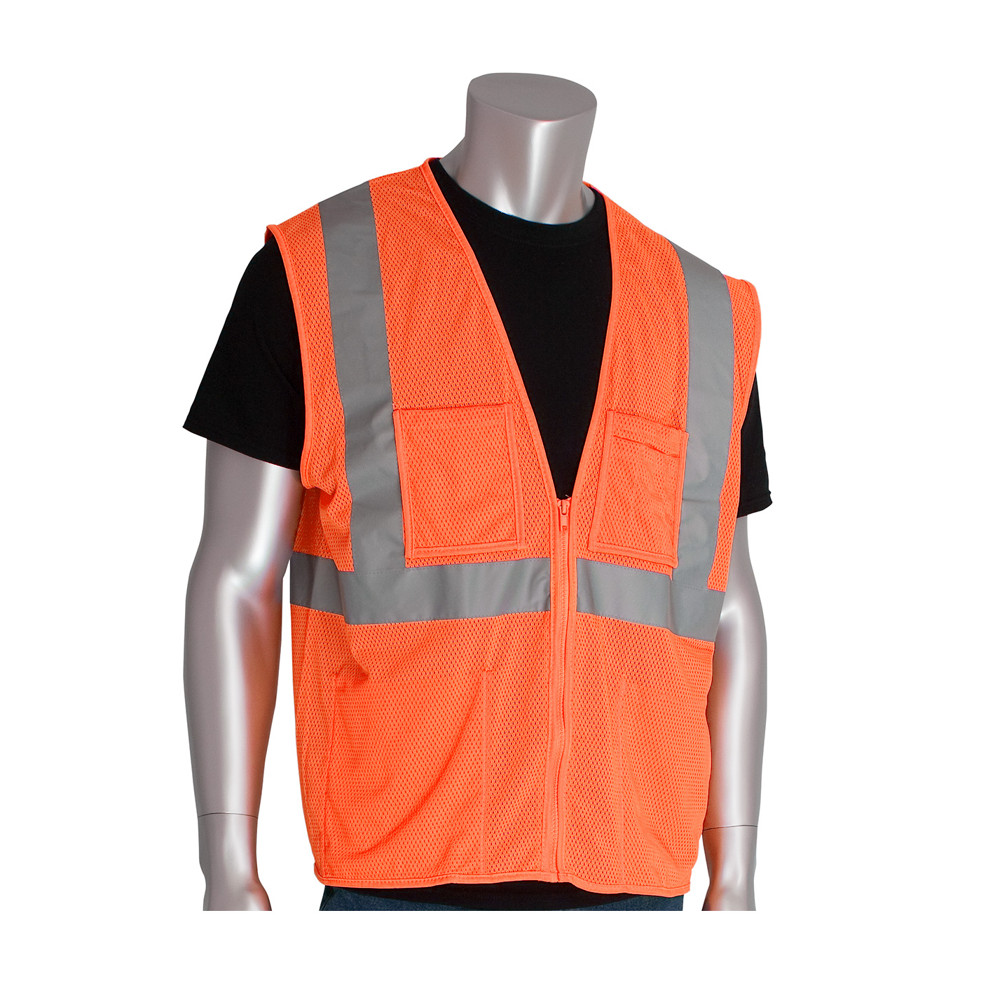 ANSI TYPE R CLASS 2 FOUR POCKET VALUE MESH VEST