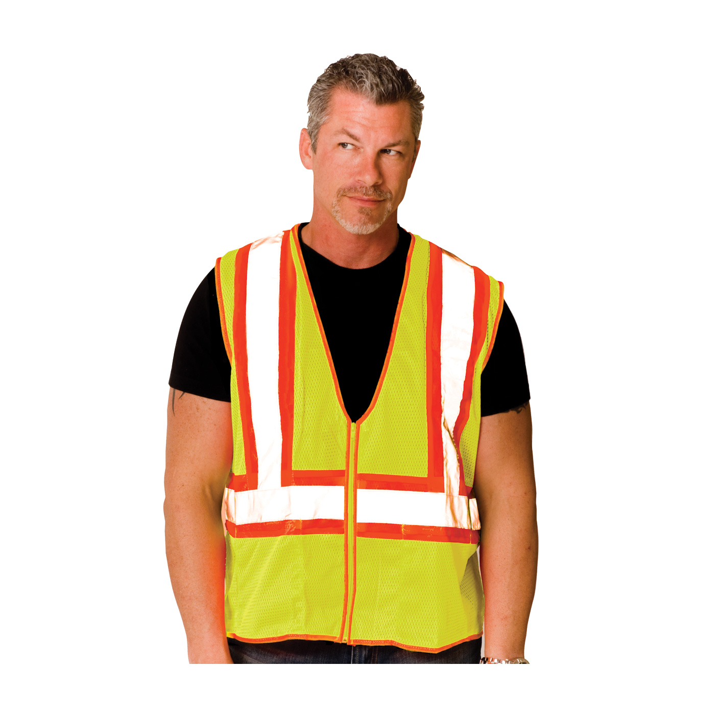 ANSI TYPE R CLASS 2 VALUE TWO-TONE MESH VEST