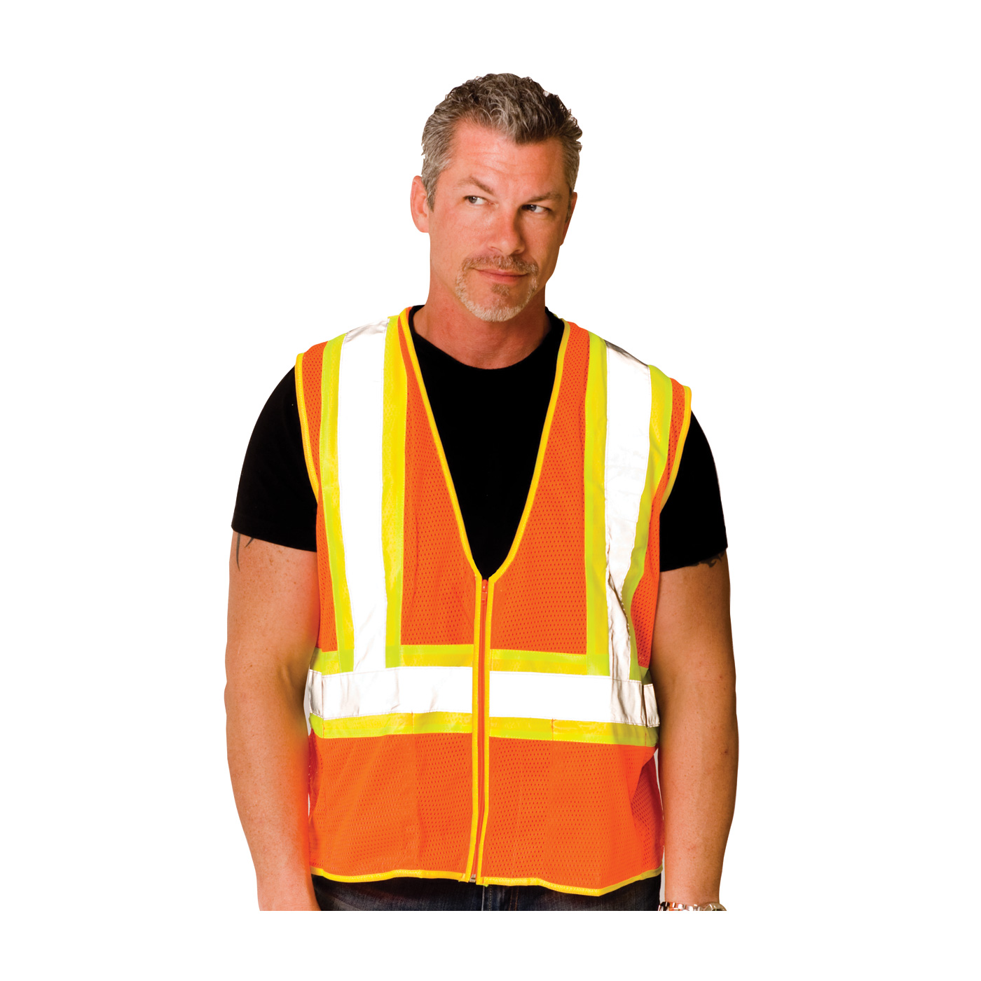 ANSI TYPE R CLASS 2 VALUE TWO-TONE MESH VEST