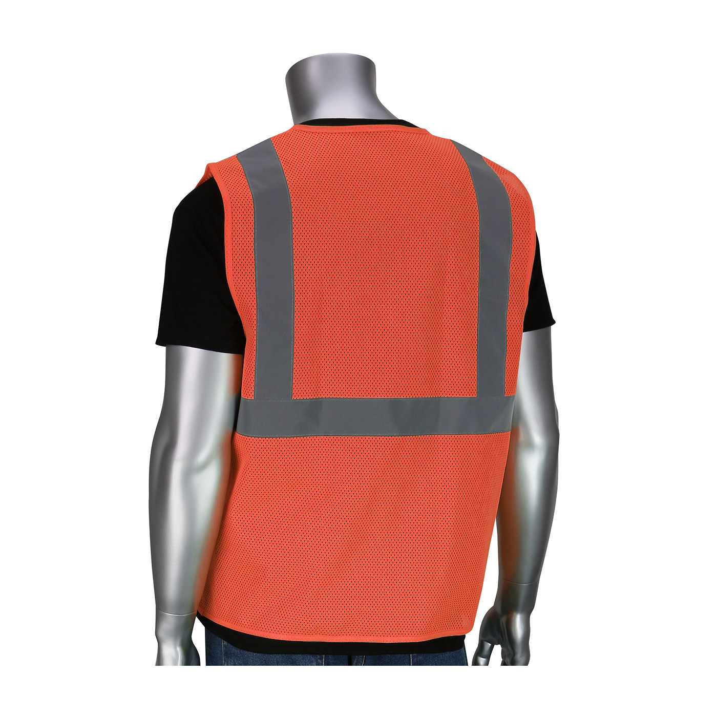ANSI TYPE R CLASS 2 DUAL SIZED VALUE ZIPPER MESH VEST