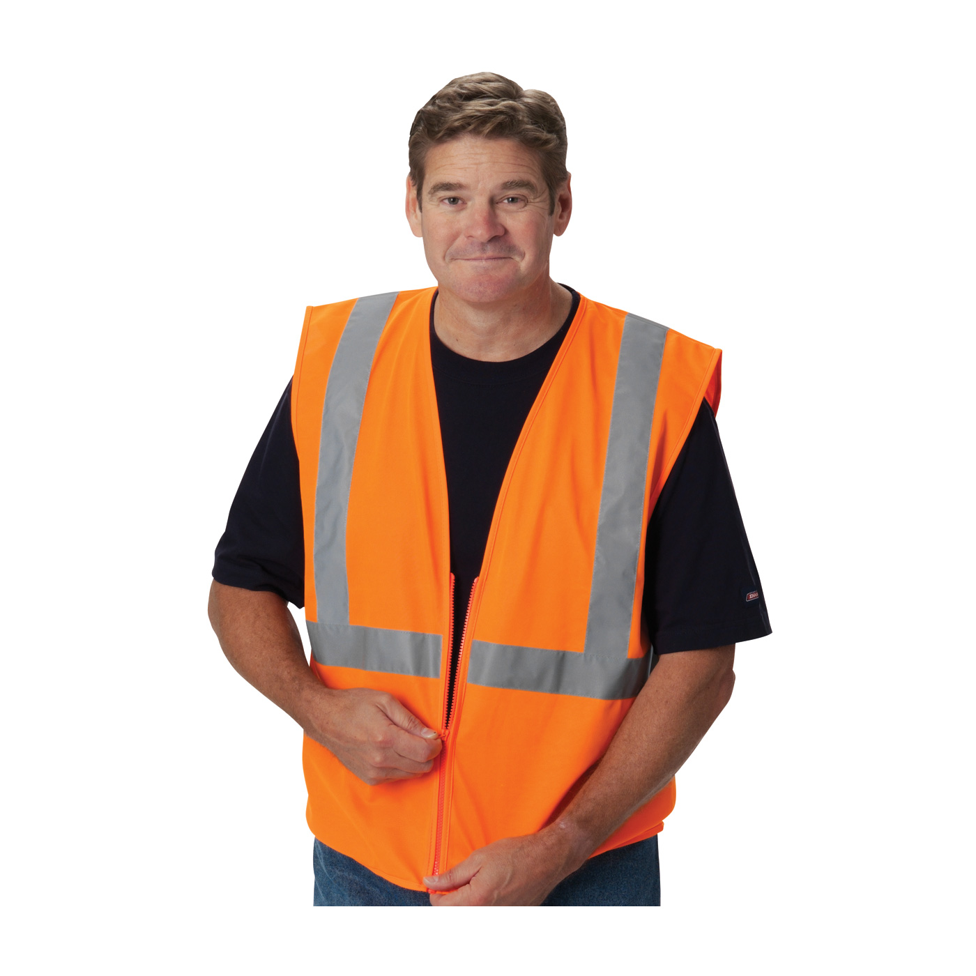 ANSI TYPE R CLASS 2 VALUE ZIPPER SOLID VEST
