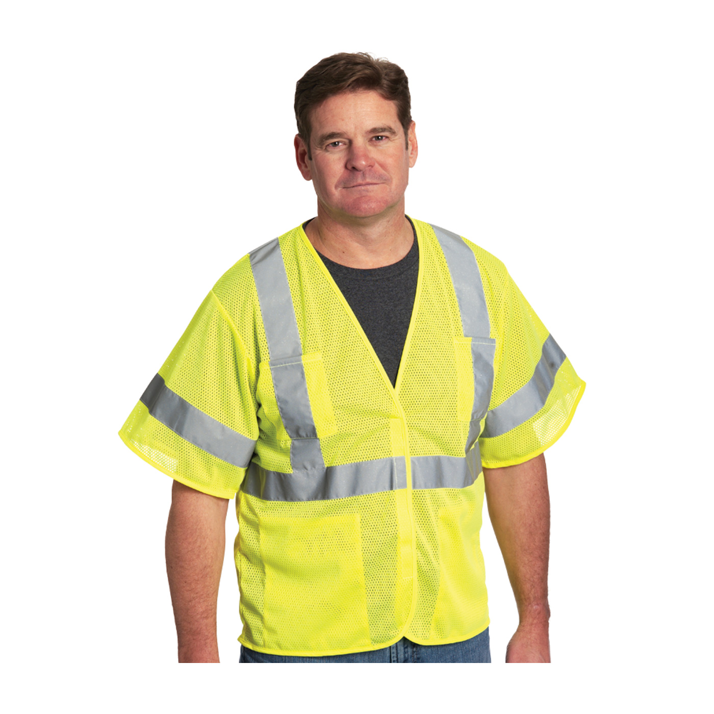 ANSI TYPE R CLASS 3 VALUE FOUR POCKET MESH VEST