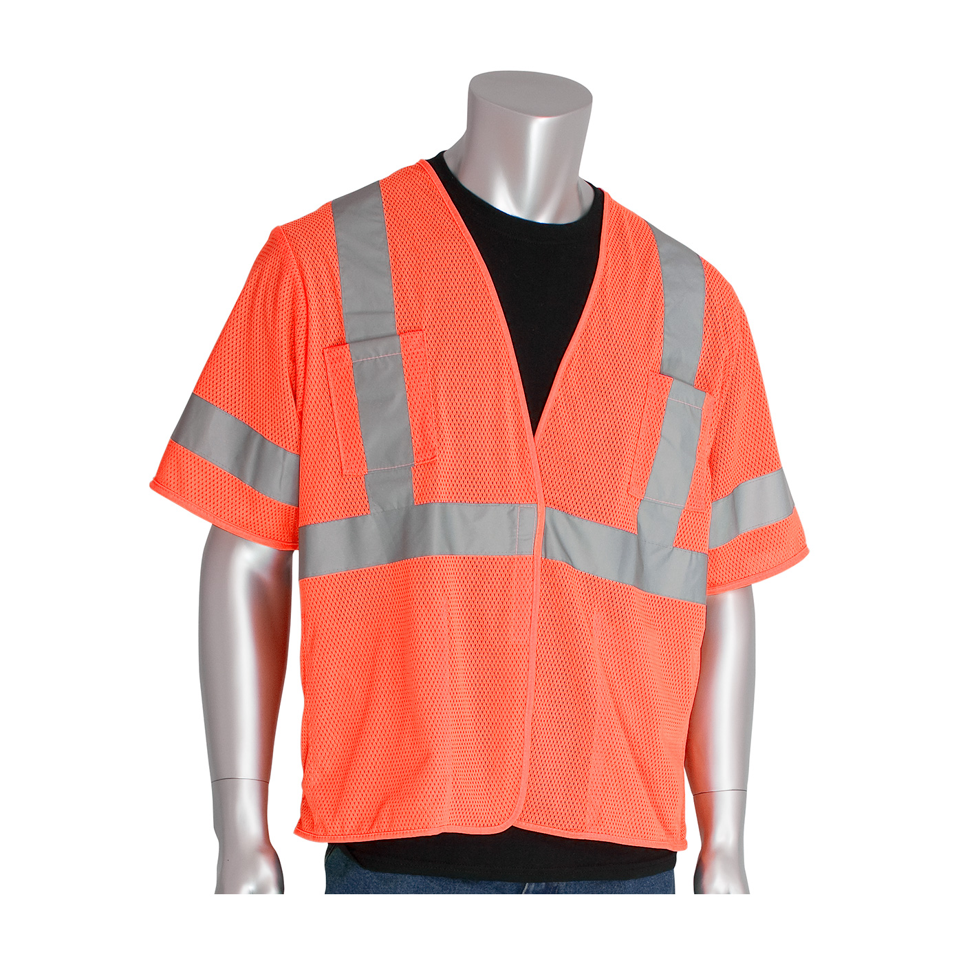 ANSI TYPE R CLASS 3 VALUE FOUR POCKET MESH VEST