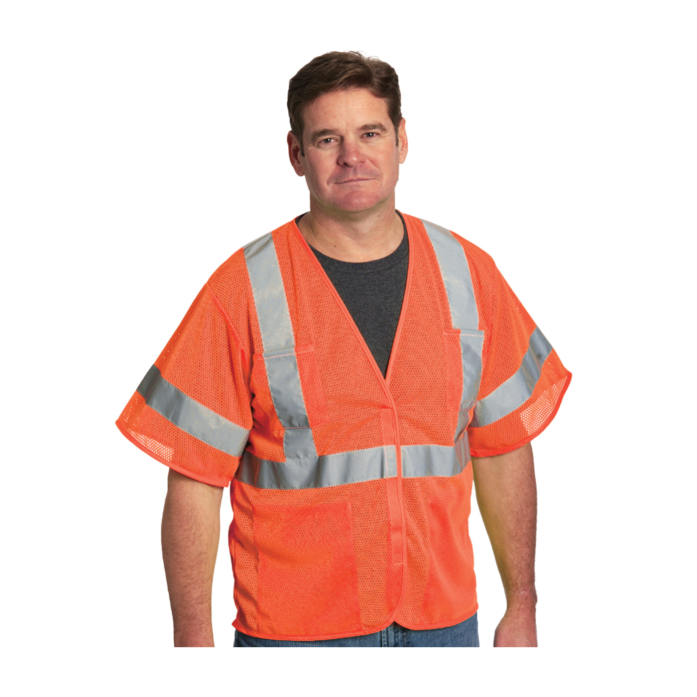 ANSI TYPE R CLASS 3 VALUE FOUR POCKET MESH VEST