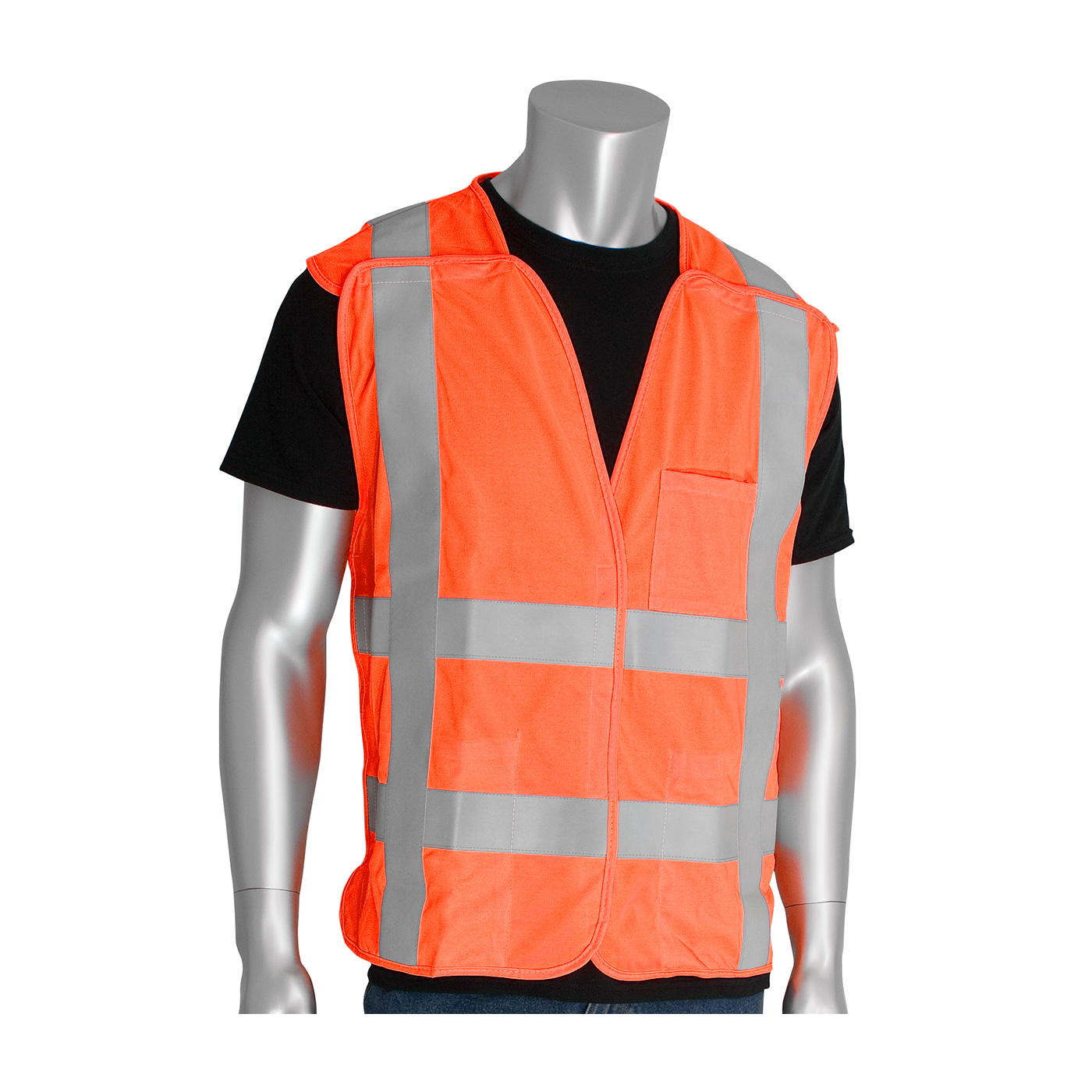 ANSI TYPE R CLASS 2 FR TREATED SOLID BREAKAWAY VEST