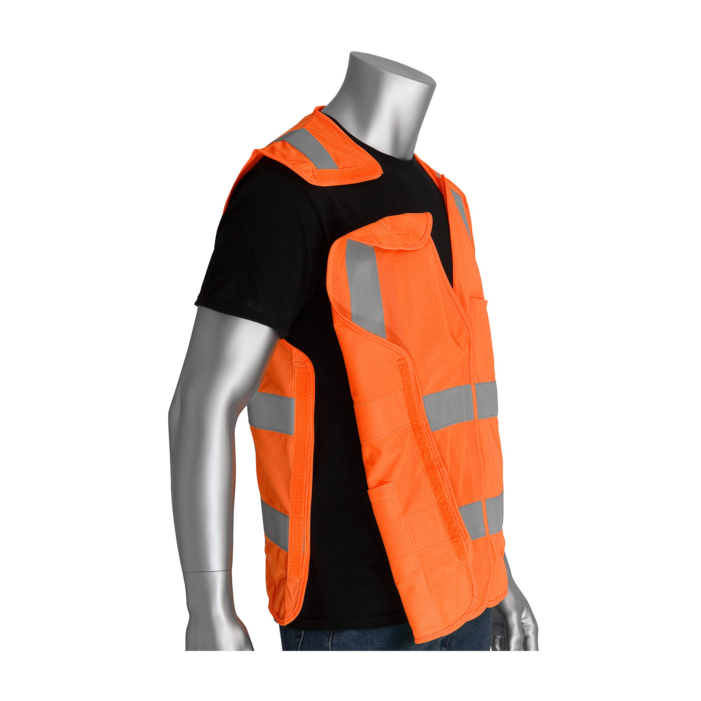 ANSI TYPE R CLASS 2 FR TREATED SOLID BREAKAWAY VEST