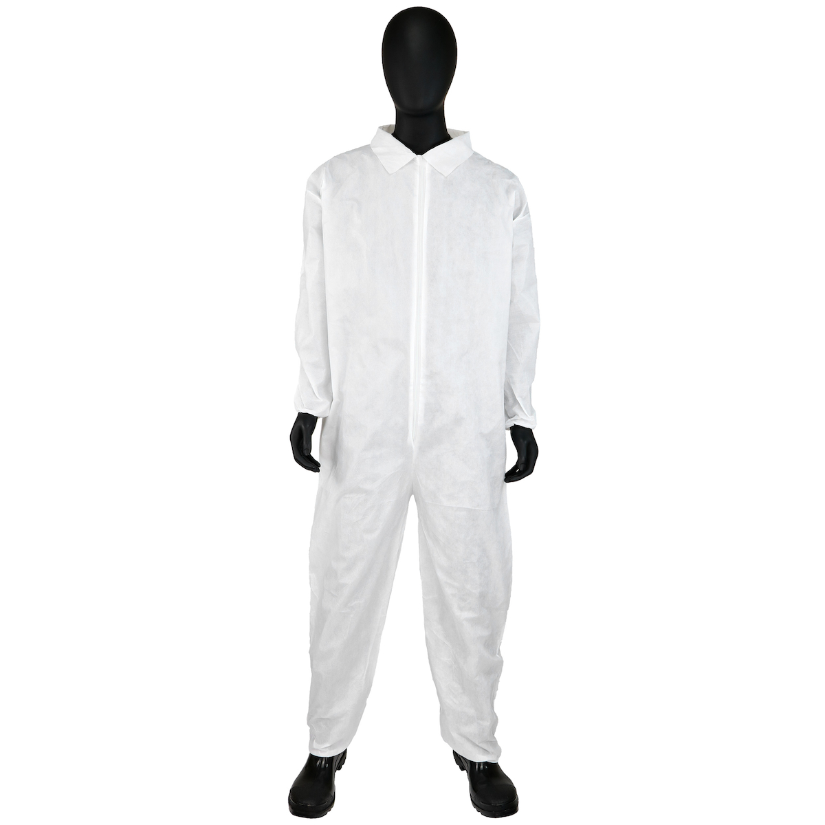 PE LAMINATE COVERALL WITH ELASTIC WRIST & ANKLE