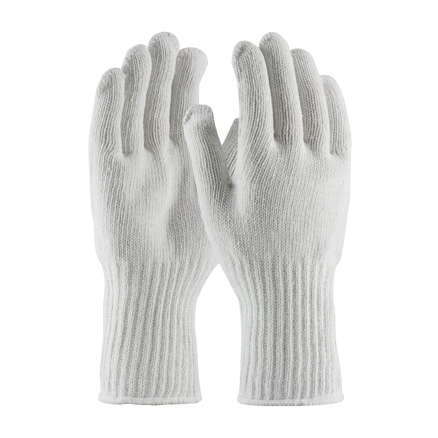 EXTRA HEAVY WEIGHT SEAMLESS KNIT COTTON/POLYESTER GLOVE - WHITE WITH EXTENDED CUFF